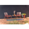 Set de mobilier de cafea pentru 2 persoane VICHY